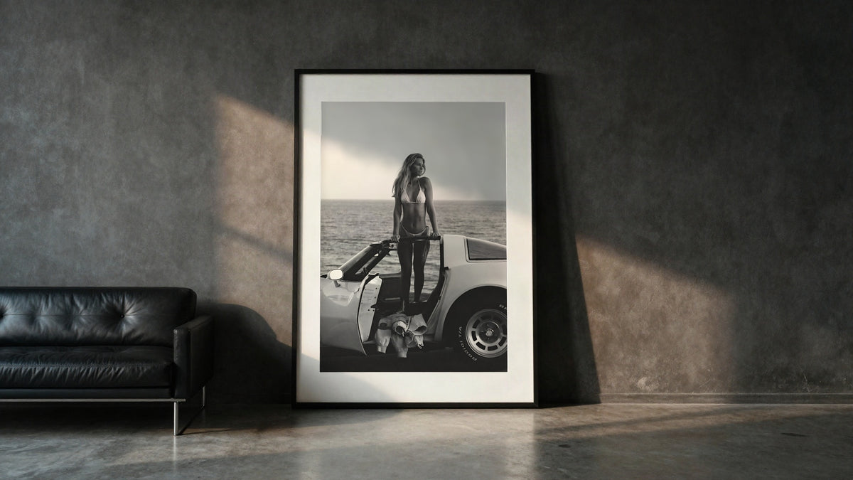 Beach Girl On Vette