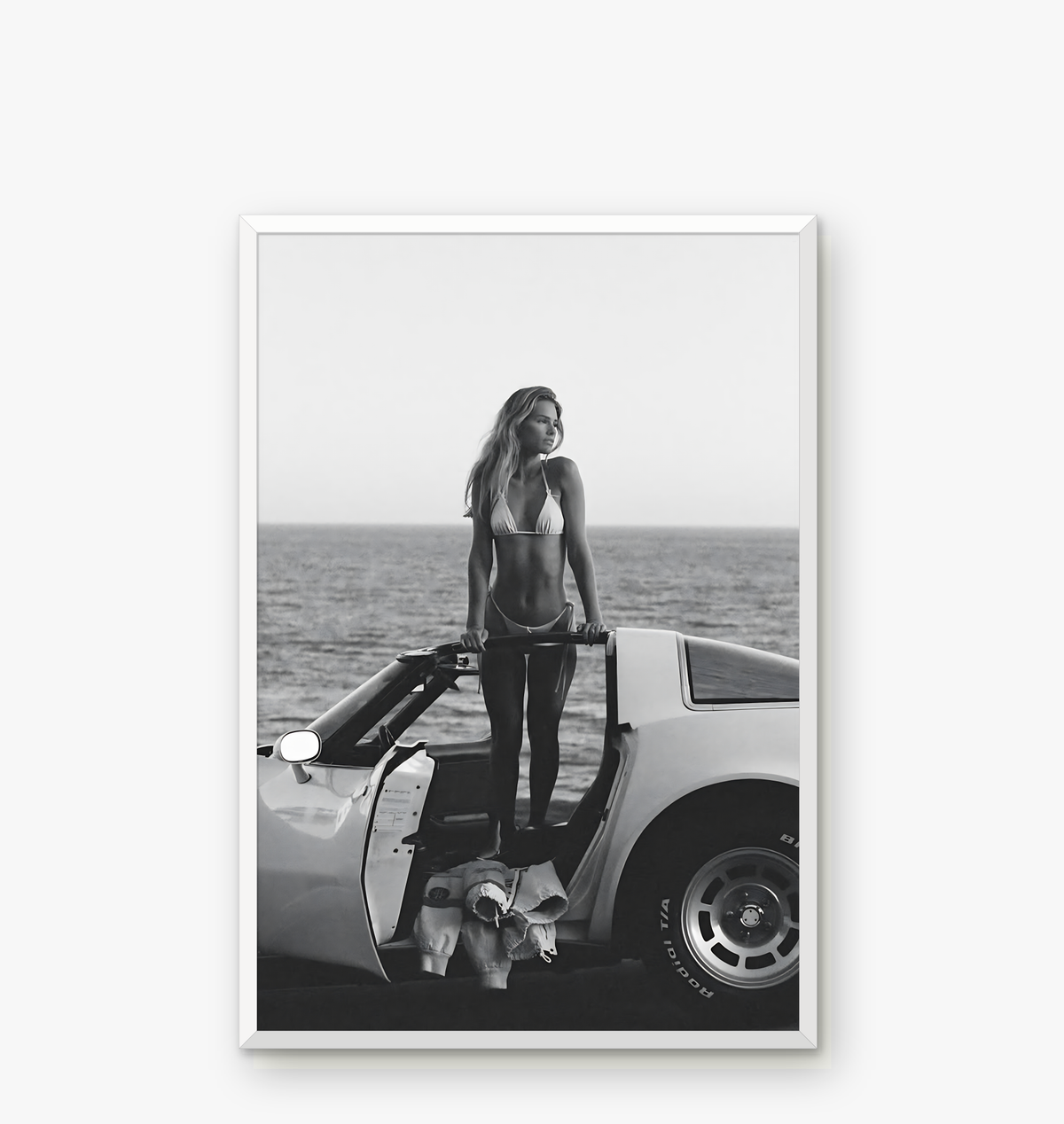 Beach Girl On Vette