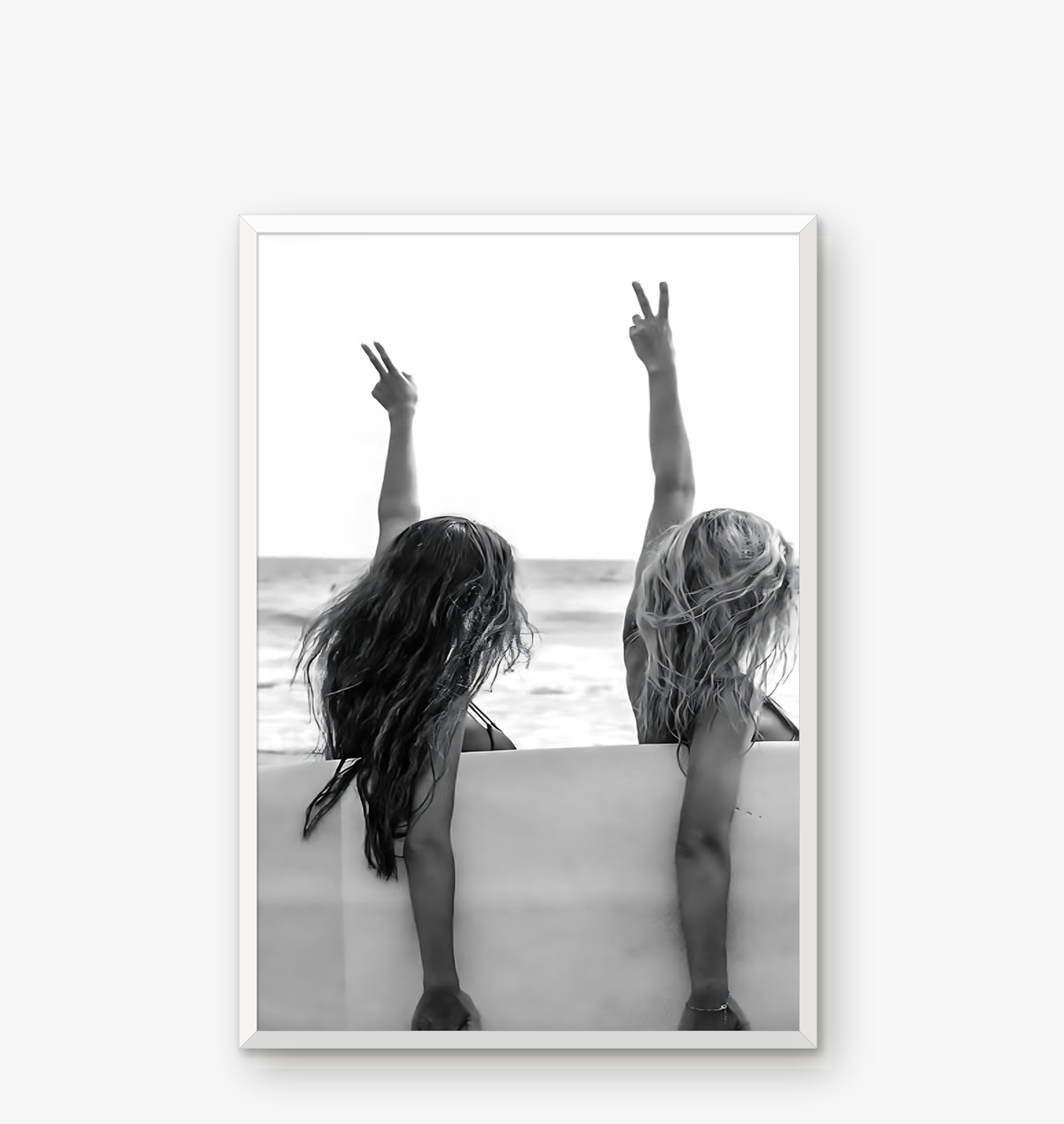 Peace Sign Surfers